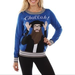 NWT Tipsy Elves Hanukkah Challah Sweater